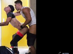 FANS GIVING THEIR ASS, BEHIND THE STADIUM BEACHES.