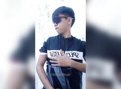 [ABX][4][345] - Bagets biker sa sementeryo - Pinoy cyclist public masturbation