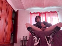 [ABX][4][405] - Masturbating in stockings