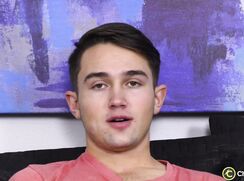 Fit hairy twink Mason frat porn solo