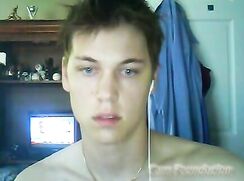 fantastic face show his naked body and wank