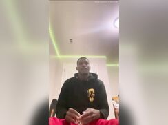 6’8” DARK SKIN TEEN *STRIPS & STROKES*!