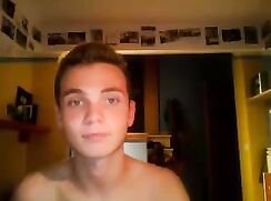 Good looking Italian boy with a fabulous piece of cock