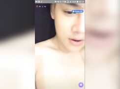 Dnz sweet Vietnamese lad cums on camera