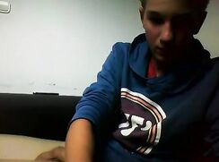 Daniel beautiful blonde masturbating in bed