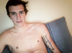 brunette guy self suck