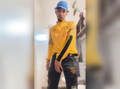 Hot Latin showing his big dick