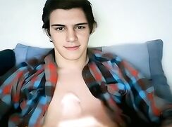 GBT College dude likes to watch porn and beats off boys porn - AI Enhanced