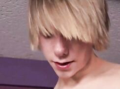 Cute Twinks Black Sofa Butt Fuck