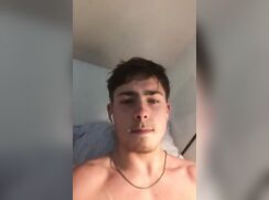 Impudent Steve cums with swearing