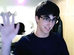 GBT College Twink wanking in his flat gay teen porn - AI Enhanced