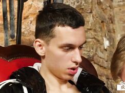 Darin & young friend in vinyl