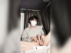 Cute Asian Solo Jerking wearing MAskHMWCN014