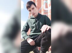 [Archive of GBT][0118] Twink outside jerk off