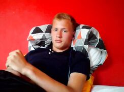 handsome dutch blonde guy