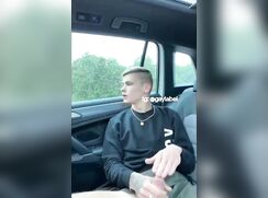 Bailey Johnston - Car Wank Solo Cum