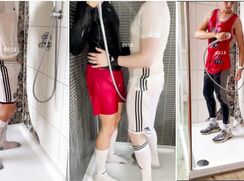 Don't always shower extensively only after sport, it can also be horny beforehand