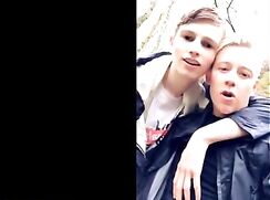 in the woods handjob