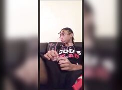 zaywoah almost got caught jerking bbc