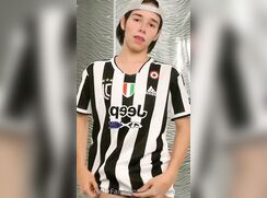 Very Cute boy in football shirt