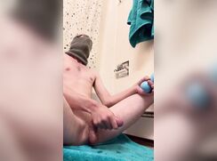 [ABX][4][660] - Masked man enjoying a good wanking with new toy