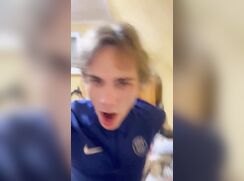 Blond french barber hard fuck