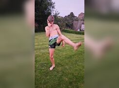 Tt33-Practicing his arts