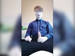 Boy Cums On His Trousers