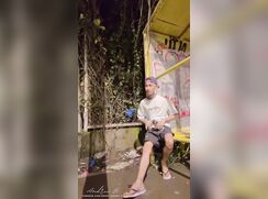 [ABX][4][738] - I got horny as I was walking home - Jerking off at the roadside