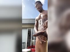 [Black cock] [293] Quick outdoor nuts