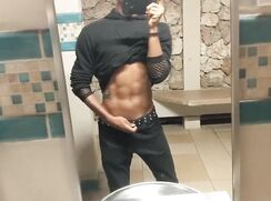 [ABX][4][869] - Playing with spit in a public bathroom