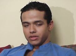 ♥ Wilson Vasquez Jerks Off His Uncut Cock ♥