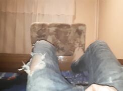 [TEEN][125] - Russian teen covered his friend's back with cum