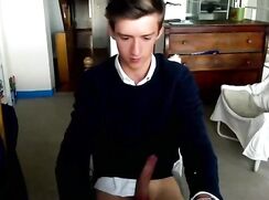 19yo student wanks on webcam