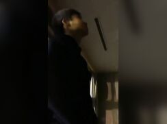 A male student is pissing in the classroom.