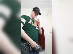 College bro drinks his piss