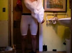 School Football player long cock