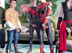 Spider Twink and friends gay boys porn