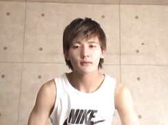 Nozomu 01. His first video, active blowjob & passive ass play.