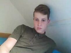 British Lad Self Sucks and Wanks