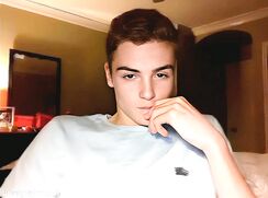 GBT Just a Ginger College guy in a hotel room boys porn - AI Enhanced