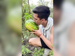 Making a watermelon bitch cam boys porn