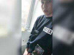 Rosy-cheeked modest Czech cums fast (2)