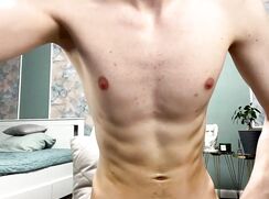 RUSSIAN BIG BOY CUMS ON CAM