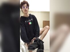 Very Cute Camboy Wanks His Big Cock & Cums