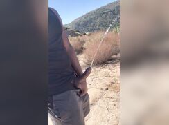 Pissing with boner 1