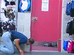 Frathouse Frenzi ❤️ Playing in the fitting room