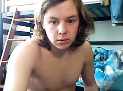 Hot Wanker on webcam.