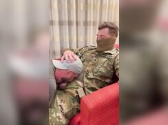 SOLDIER *EXPLODES* FROM GAY BLOWJOB