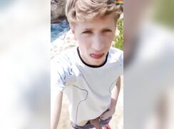 Young twink in nature cam boys porn